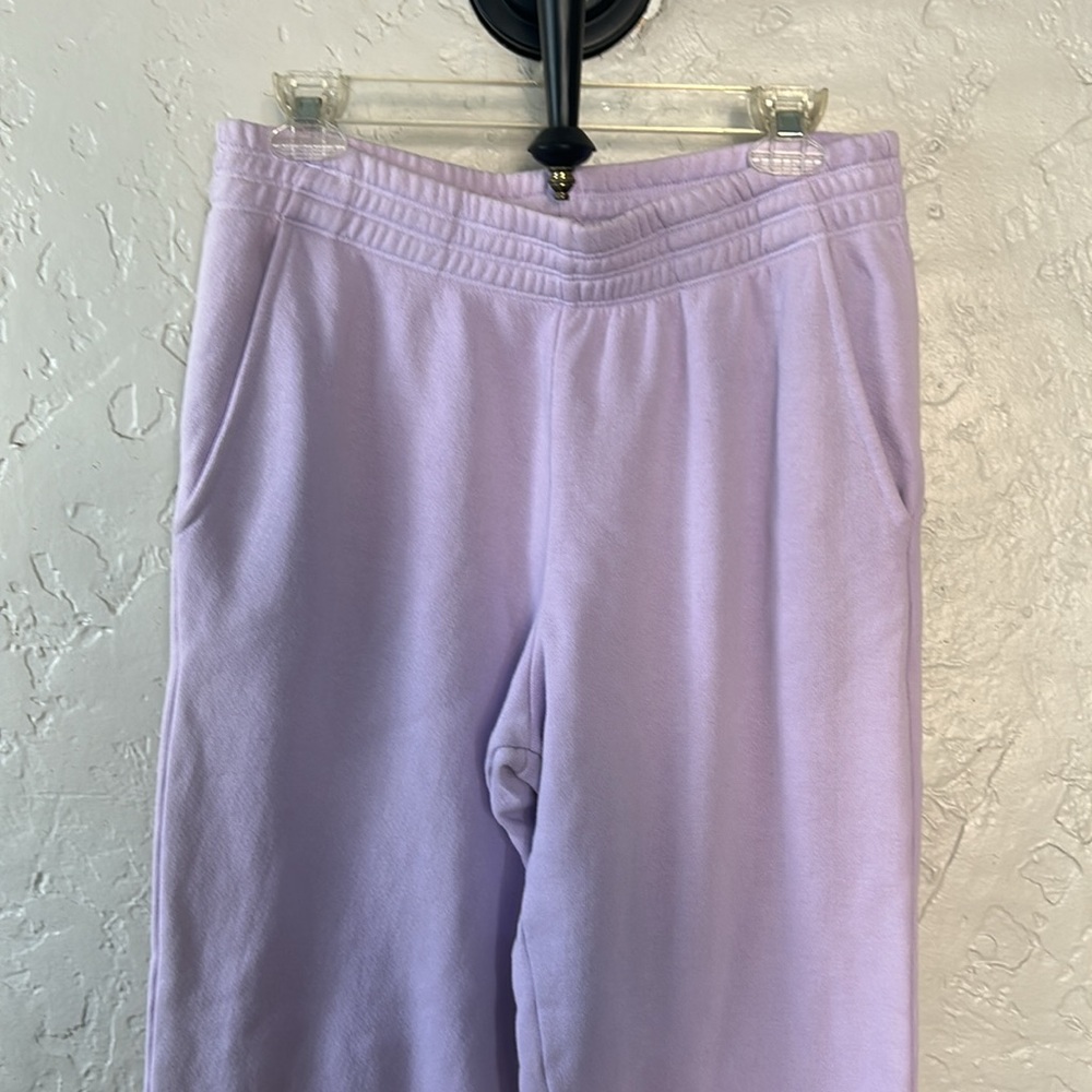 ELECTRIC & ROSE Retro Fleece Elin Pant In Lavender - Picture 2 of 8